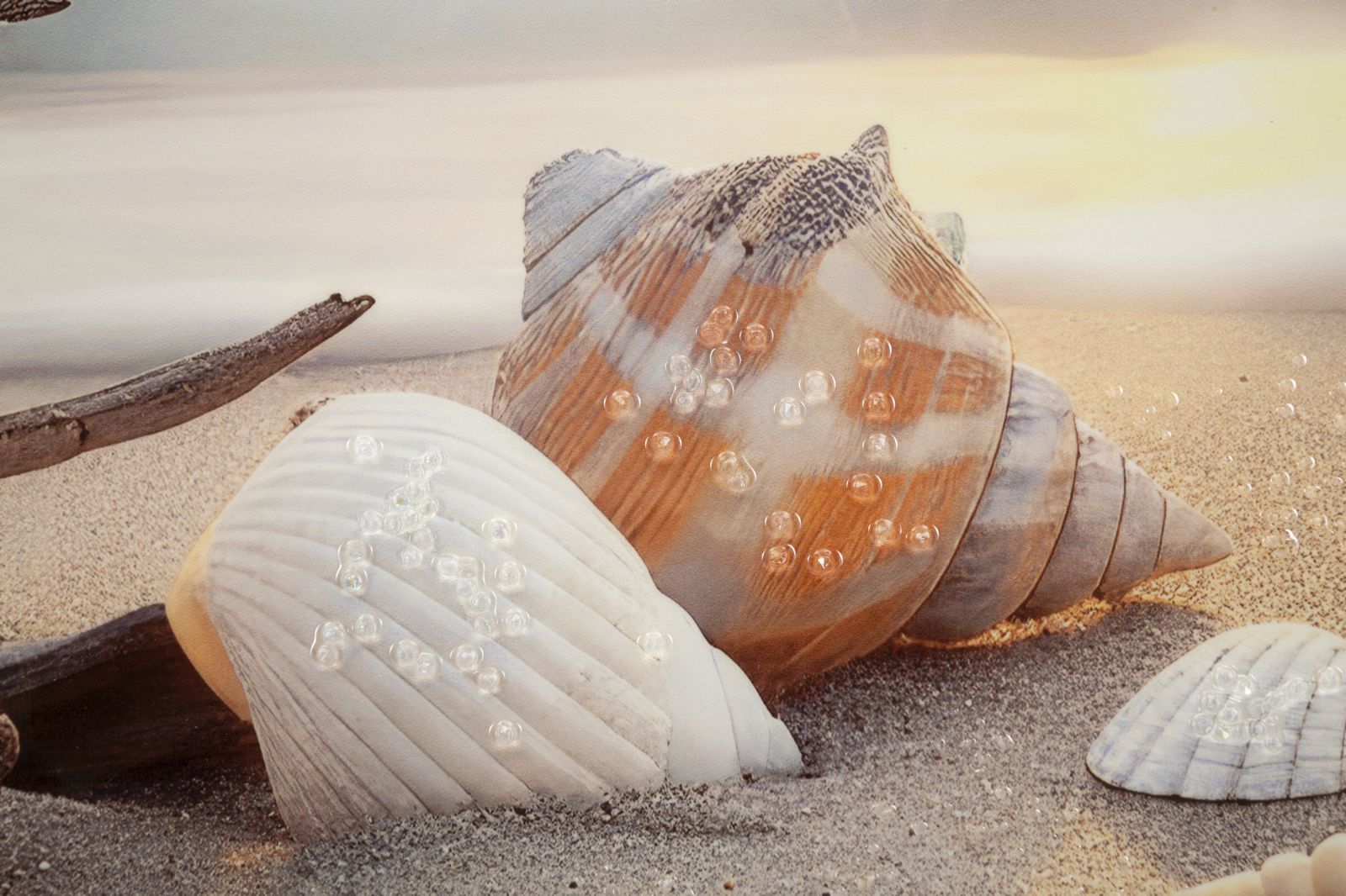 PRINTING ON CANVAS BEACH LAQUARED WITH FRAME -B- CM 152X4X52 - slika 5