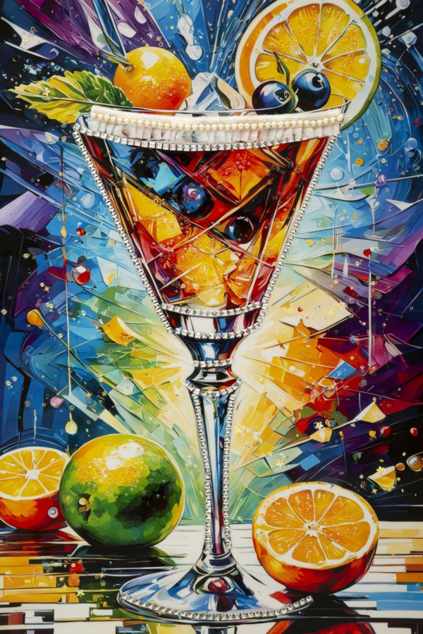 PRINTING ON CANVAS COCKTAIL LAQUARED WITH FRAME -A- CM 62X3,5
X92 - slika 5