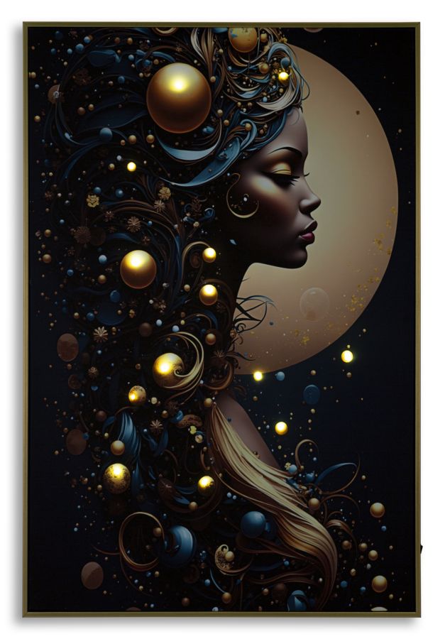 PRINTING ON CANVAS WITH LED MINERVA LAQUARED WITH FRAME -A- CM 60X3,5
X90 - slika 5
