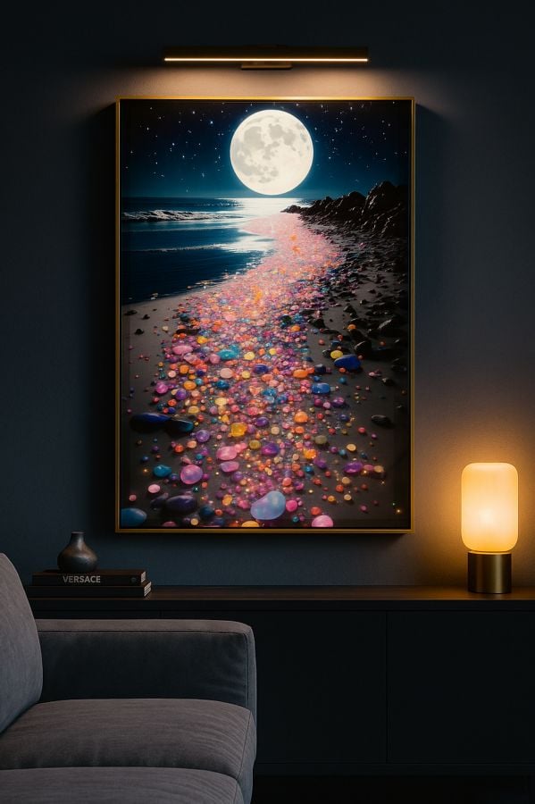 PRINTING ON CANVAS COLORS LAQUARED WITH FRAME -A- CM 60X3,5
X90 - slika 5