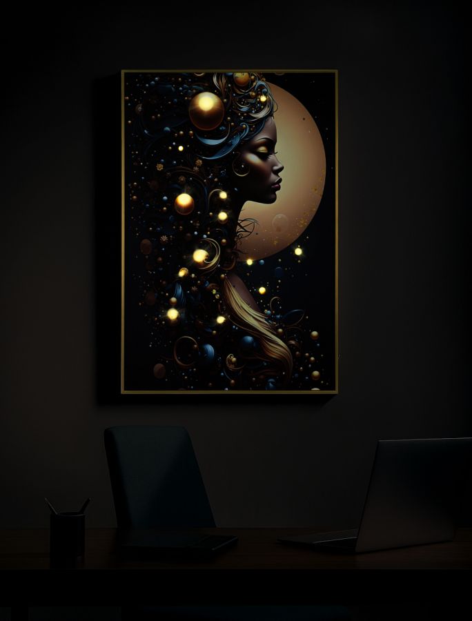 PRINTING ON CANVAS WITH LED MINERVA LAQUARED WITH FRAME -A- CM 60X3,5
X90 - slika 8