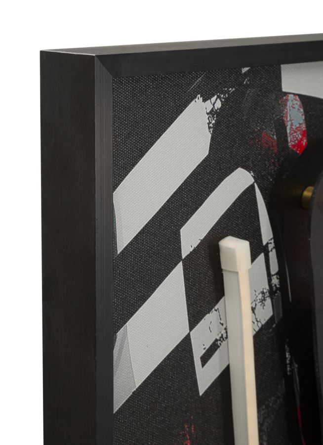 PRINTING ON CANVAS WITH LED PSYCO -A- CM 60X3,5X90 (3D ACRILIC APPLICATION) - slika 2