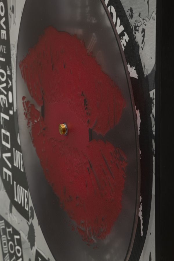 PRINTING ON CANVAS WITH LED LOVE CM 60X3,5X90 (3D ACRILIC APPLICATION) - slika 4