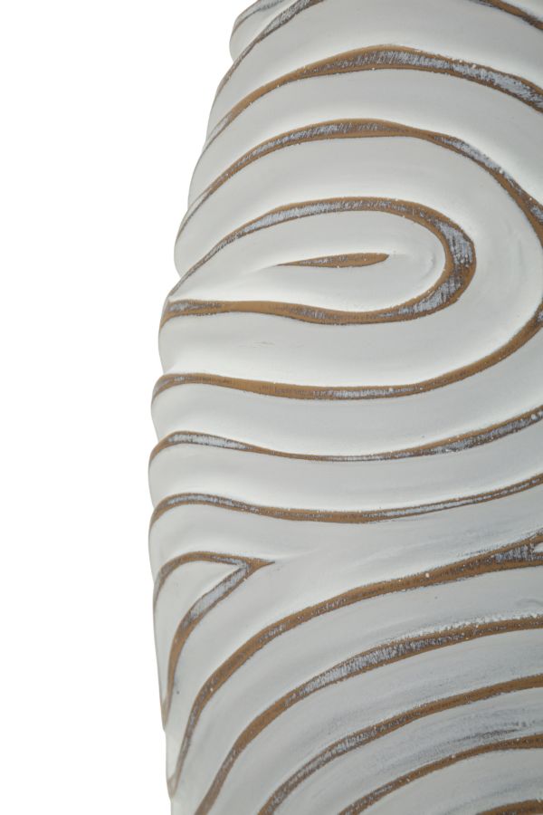 OBLIX RESIN VASE CM Ø 18,5X50 (HOLE CM Ø 9) - slika 4