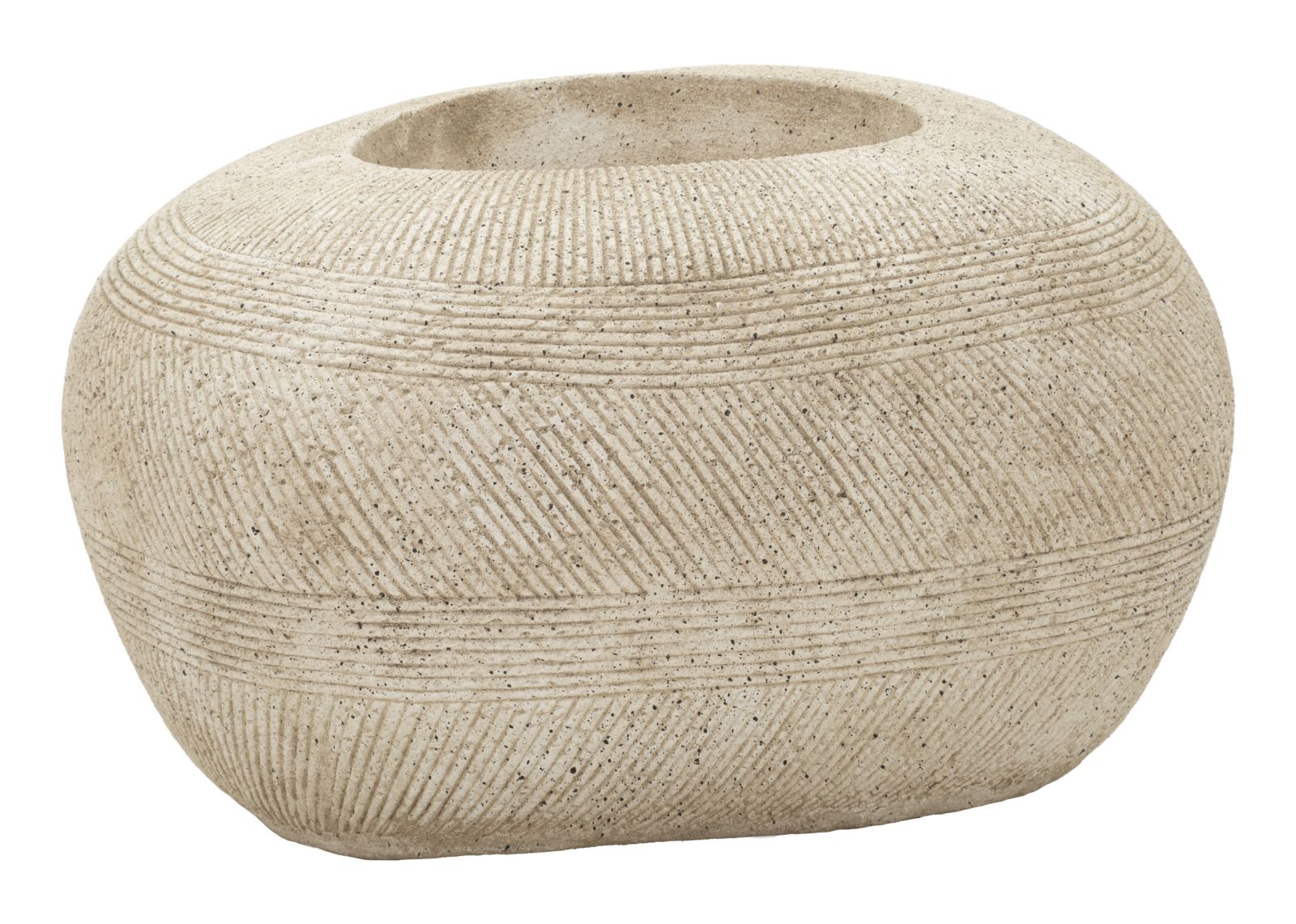STONE VASE HOLDER CM 78,5X56X33,5 (HOLE CM Ø 28) - slika 2