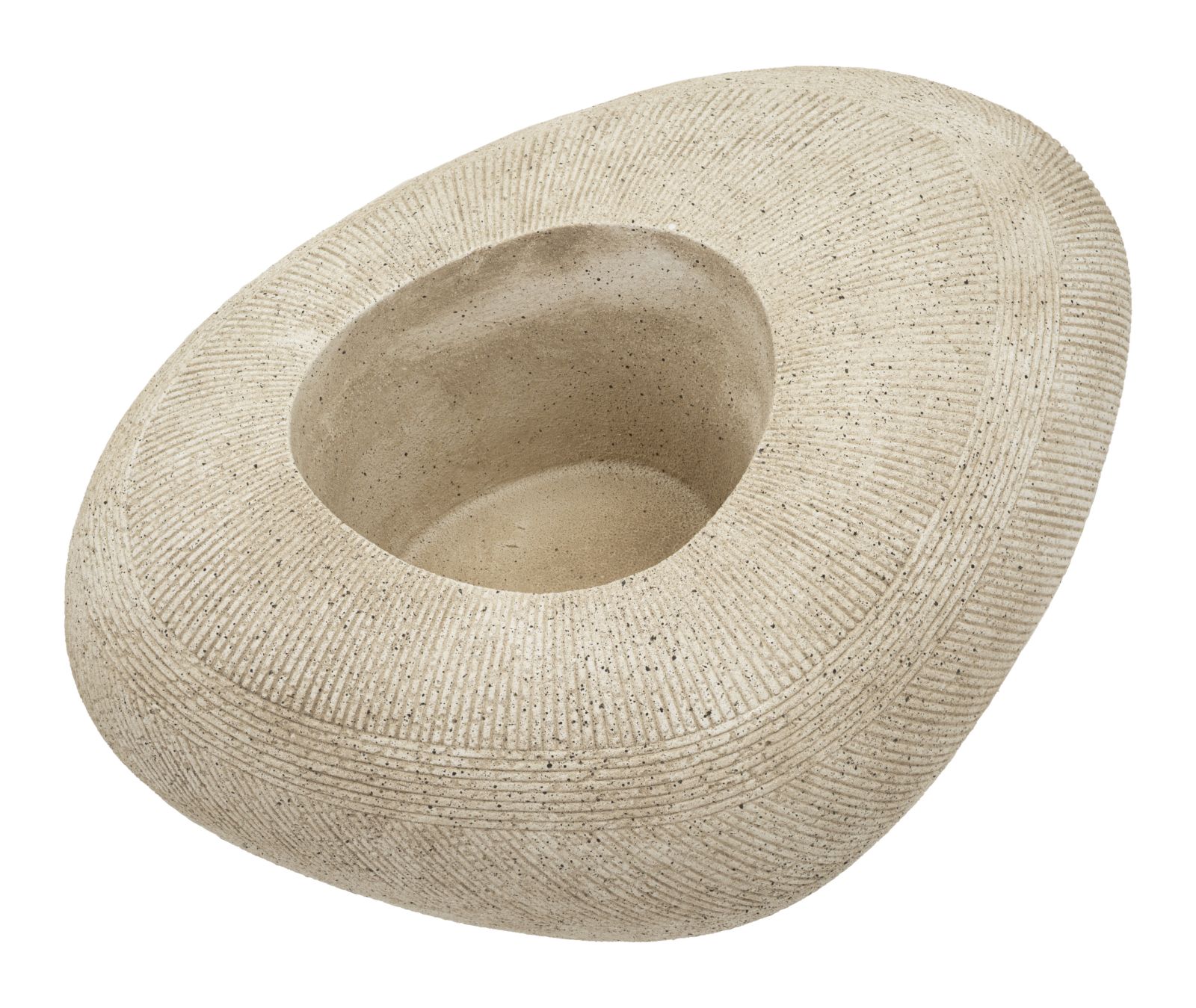 STONE VASE HOLDER CM 78,5X56X33,5 (HOLE CM Ø 28) - slika 3