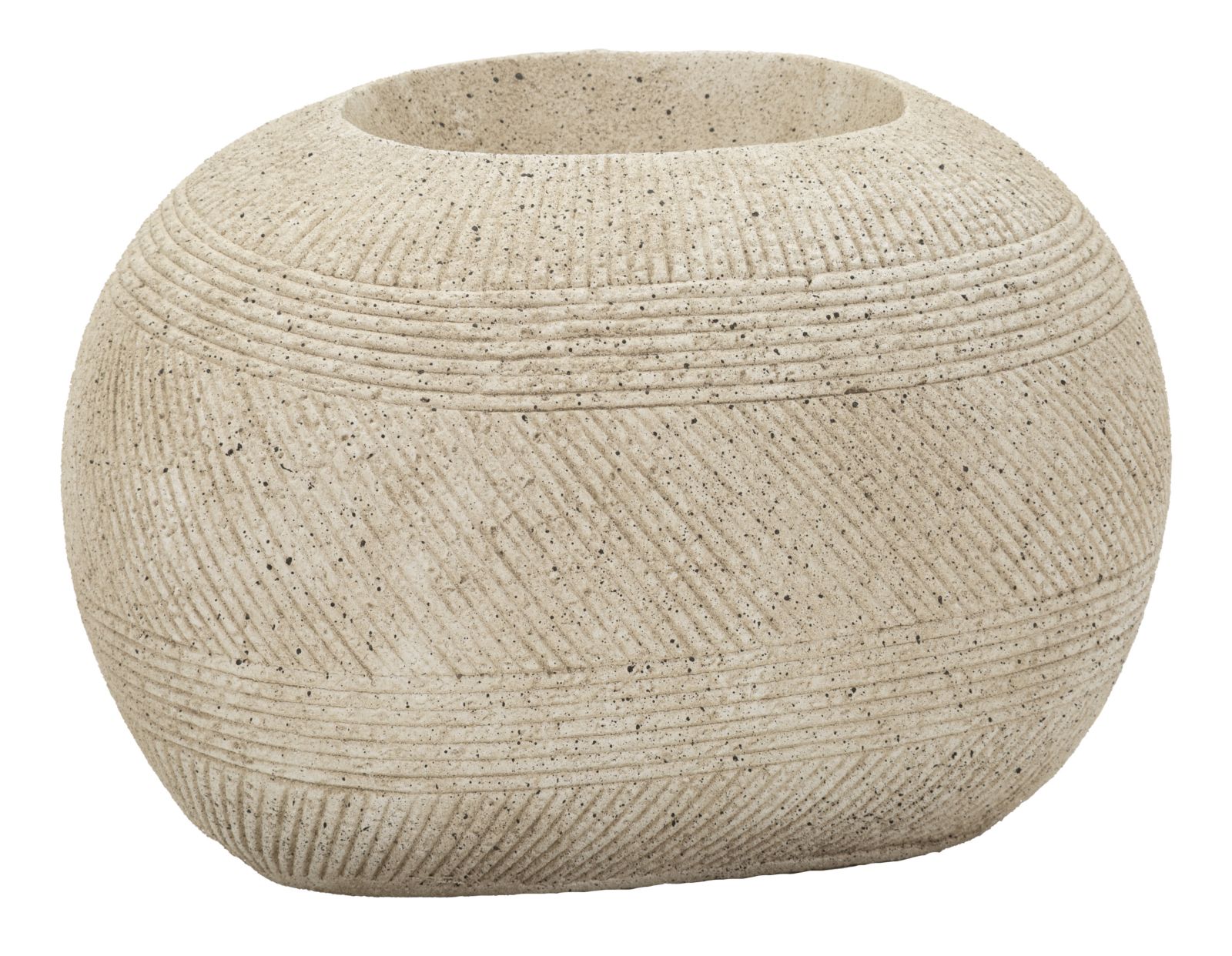 STONE VASE HOLDER CM 54,5X42,5X30 - slika 2