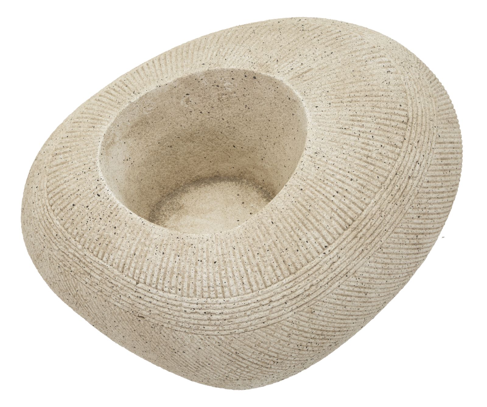 STONE VASE HOLDER CM 54,5X42,5X30 - slika 3