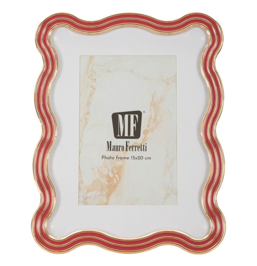 PHOTO FRAME ELIZABETH RED CM 17,5X1,3X22,5 (INSIDE SIZE CM 15X20) - slika 2