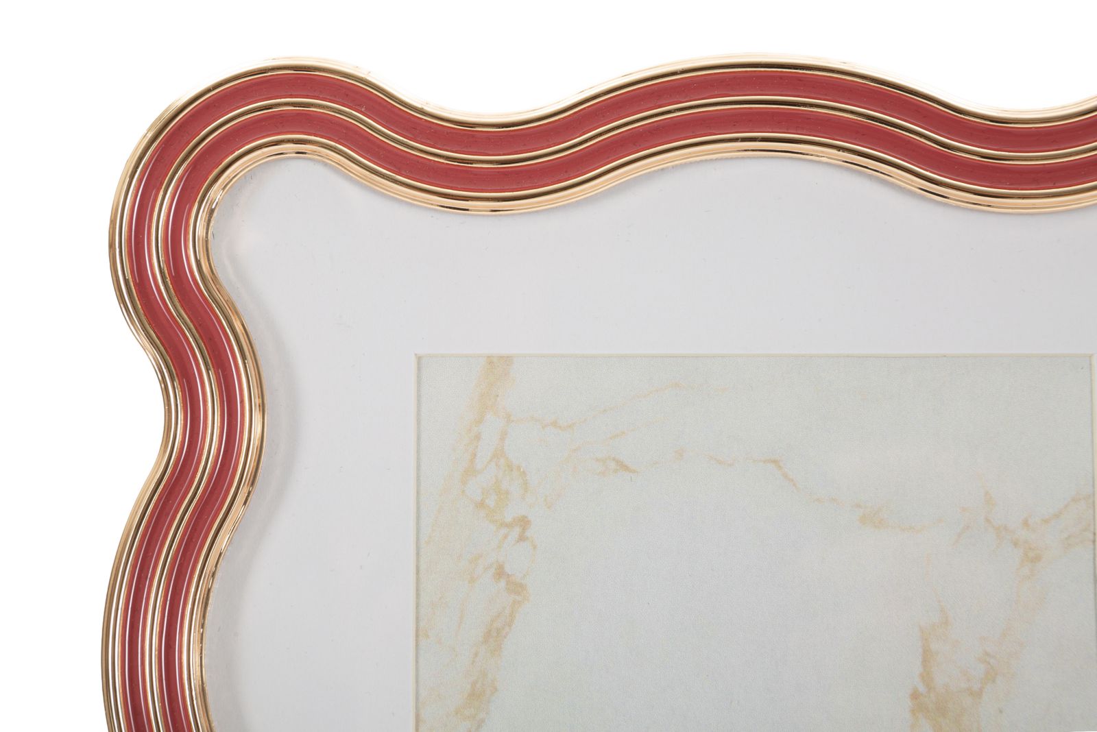 PHOTO FRAME ELIZABETH RED CM 17,5X1,3X22,5 (INSIDE SIZE CM 15X20) - slika 3