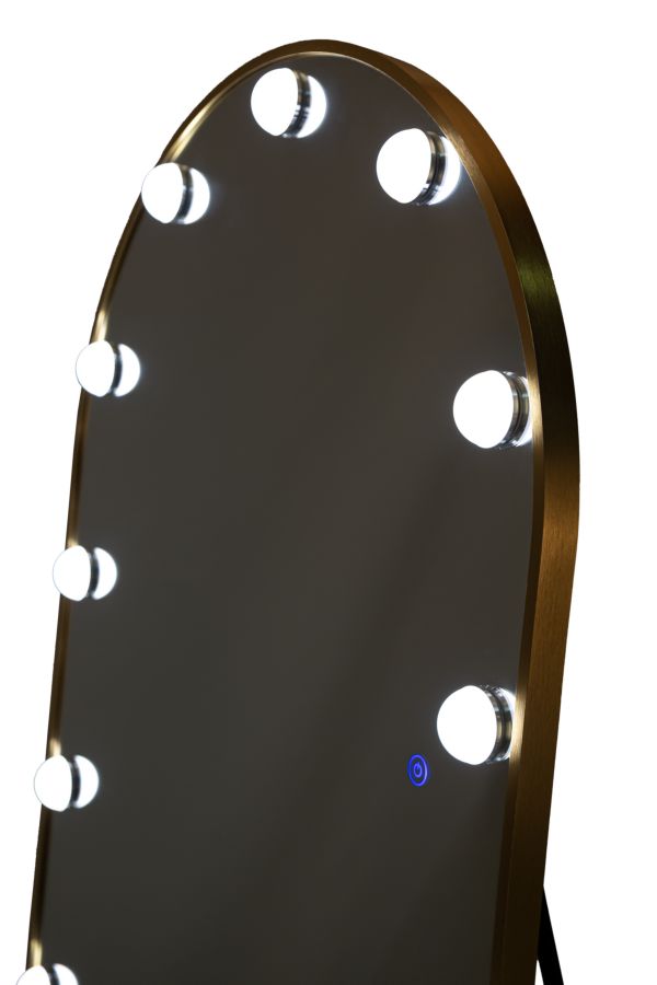 LED FLOOR MIRROR HOLLYWOOD ARC CM 70X6-45X170 (3 COLOR LIGHT) - slika 4