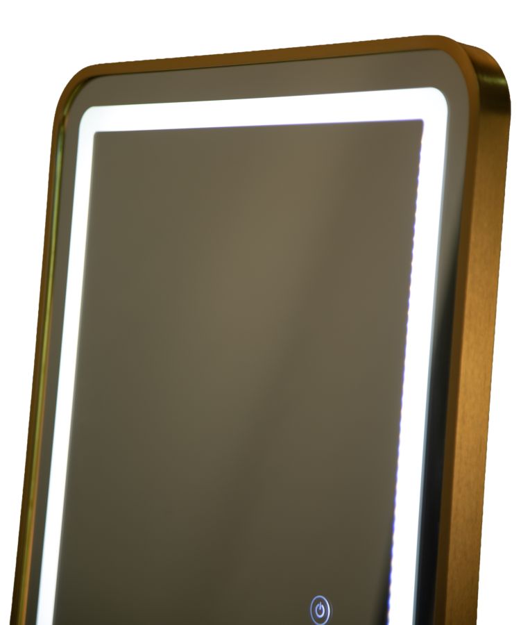 LED FLOOR MIRROR SIMPLE RECTANGULAR CM 50X3-38X160 (3 COLOR LIGHT) - slika 6