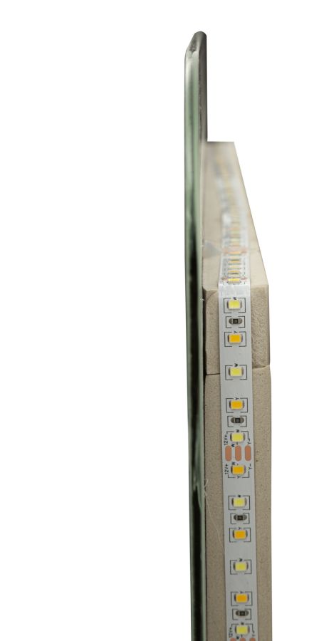 LED WALL MIRROR SIMPLE RECTANGULAR CM 60X3,5X80 (3 COLOR LIGHT) - slika 2