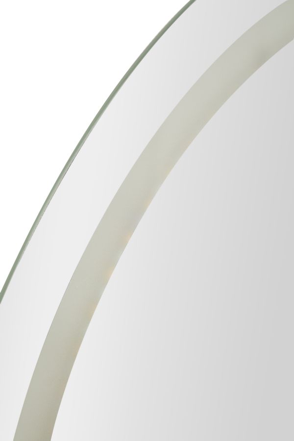 LED WALL MIRROR SIMPLE OVAL CM 60X3,5X80 (3 COLOR LIGHT) - slika 2