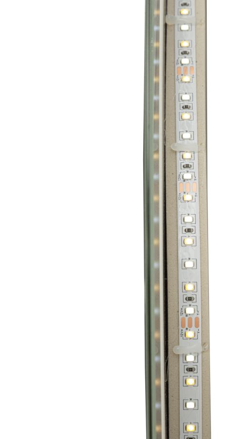LED WALL MIRROR SIMPLE OVAL CM 60X3,5X80 (3 COLOR LIGHT) - slika 4