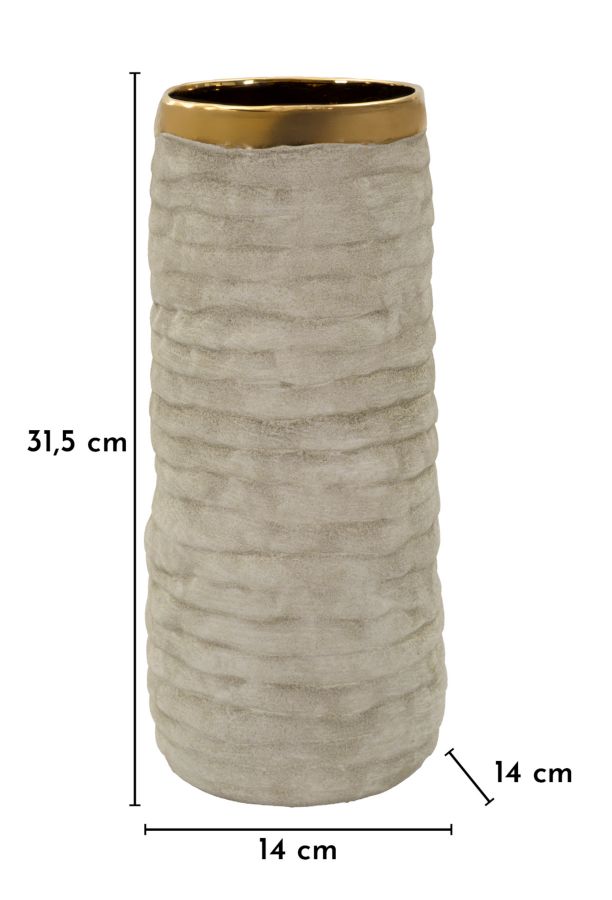LIMA OPEN VASE CM Ø14X31,5 (HOLE CM Ø 11) - slika 6