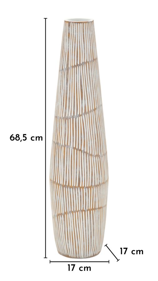 HANOI RESIN VASE CM Ø 17X68,5 (AHOLE CM Ø 6) - slika 6