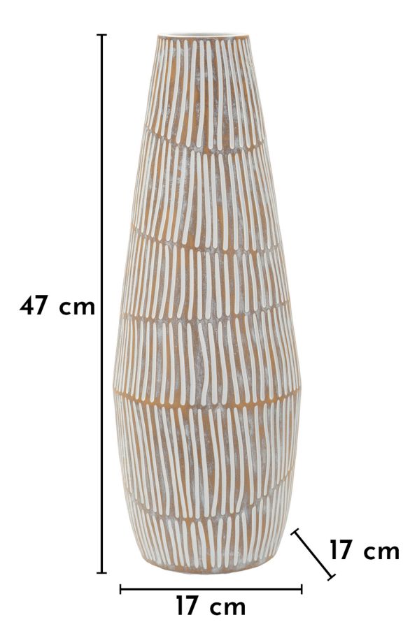 HANOI RESIN VASE CM Ø 17X47 (HOLE CM Ø 6) - slika 6