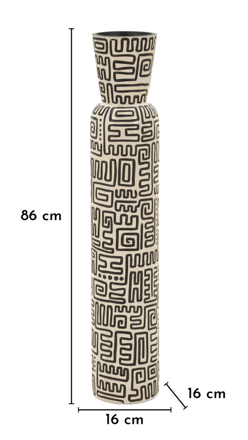 NAIROBI RESIN VASE CM Ø 16X86 (HOLE CM Ø 12,5) - slika 6