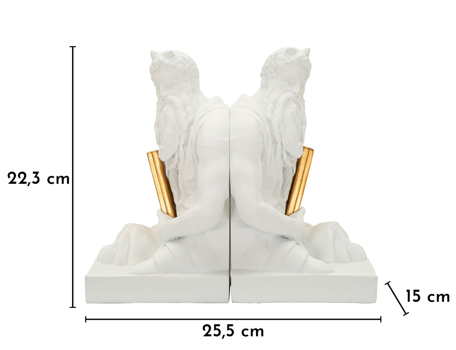 BOOK END POSEIDONE CM 25,5X15X22,3 - slika 8