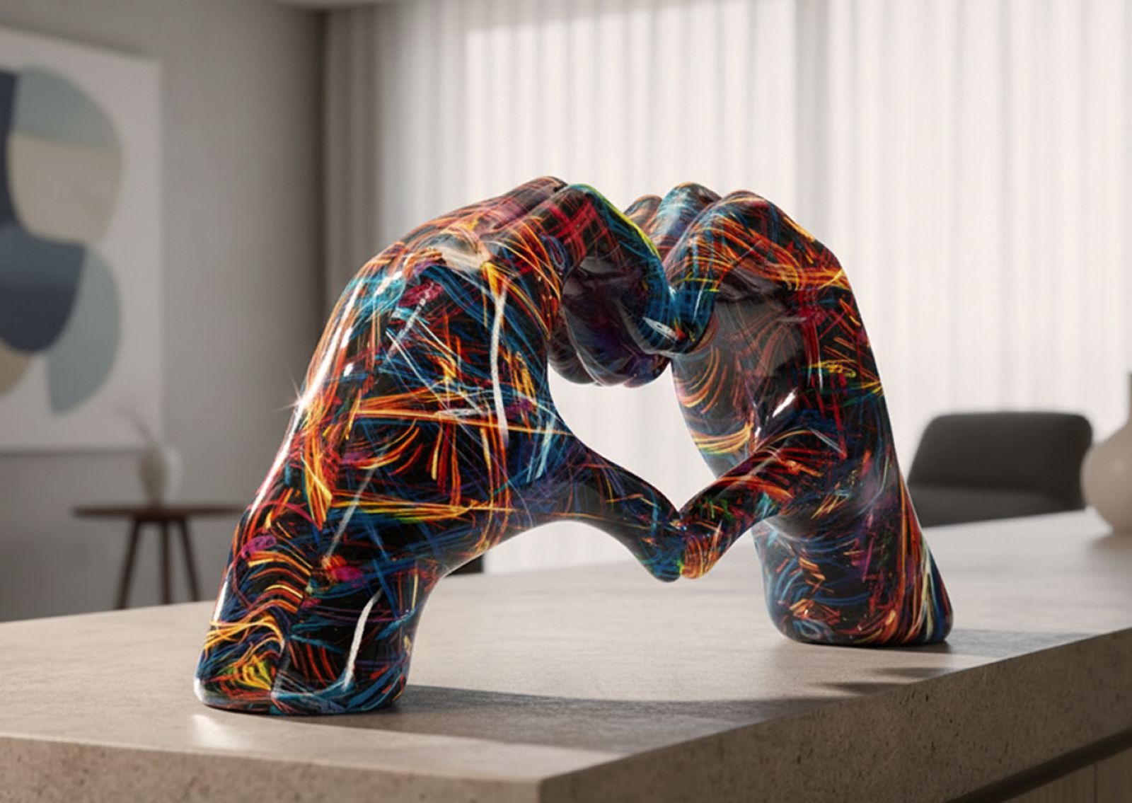 LOVER PSYCO SCULPUTURE CM 25X7,5X13,5 - slika 6