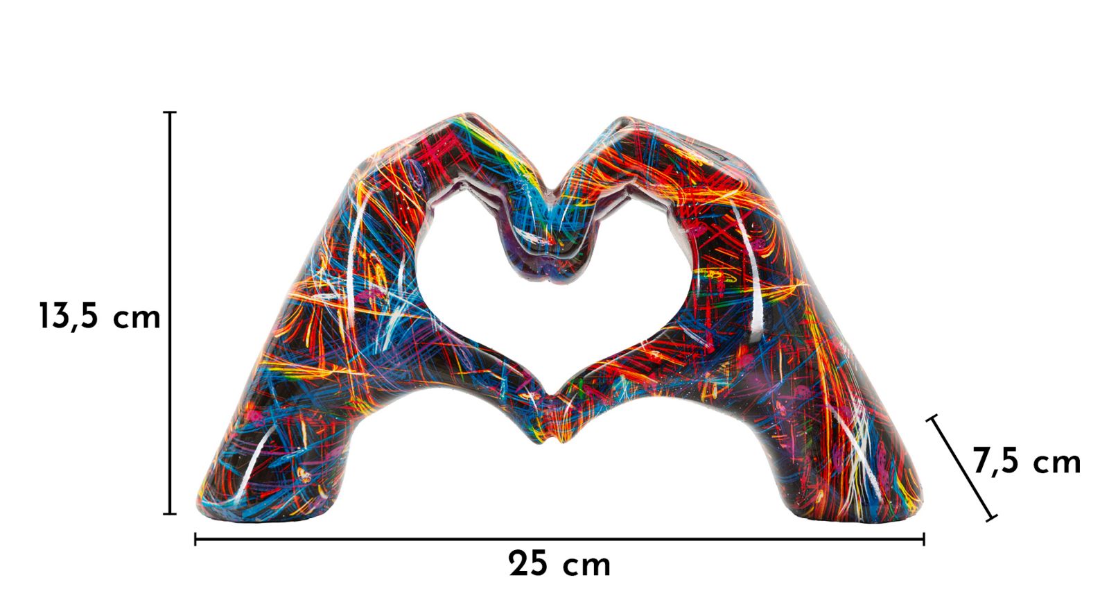 LOVER PSYCO SCULPUTURE CM 25X7,5X13,5 - slika 7