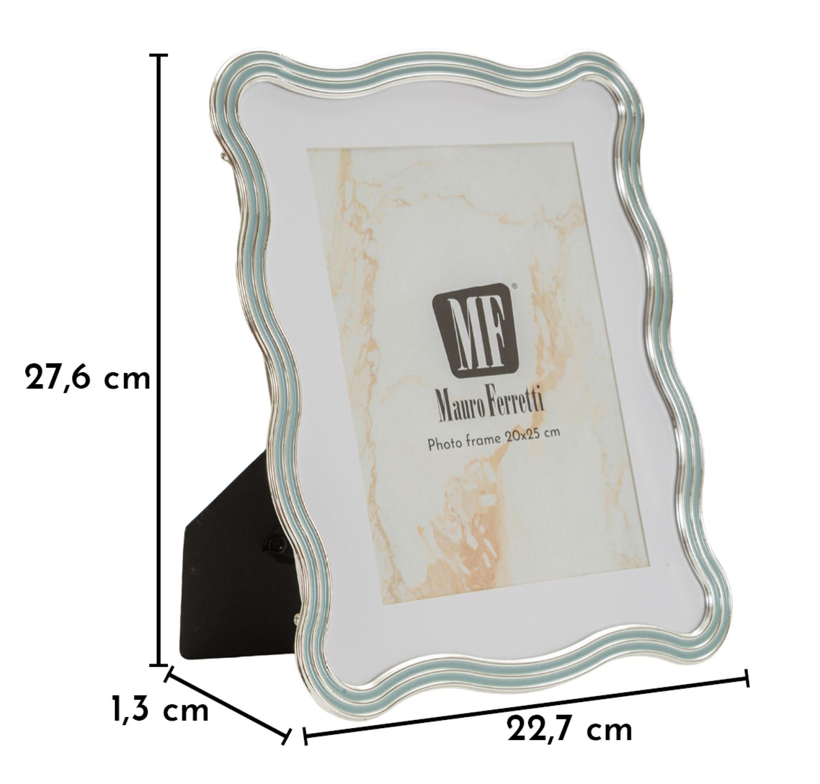 PHOTO FRAME ELIZABETH LIGHT BLUE CM 22,7X1,3X27,6 (INSIDE SIZE CM 20X25) - slika 6