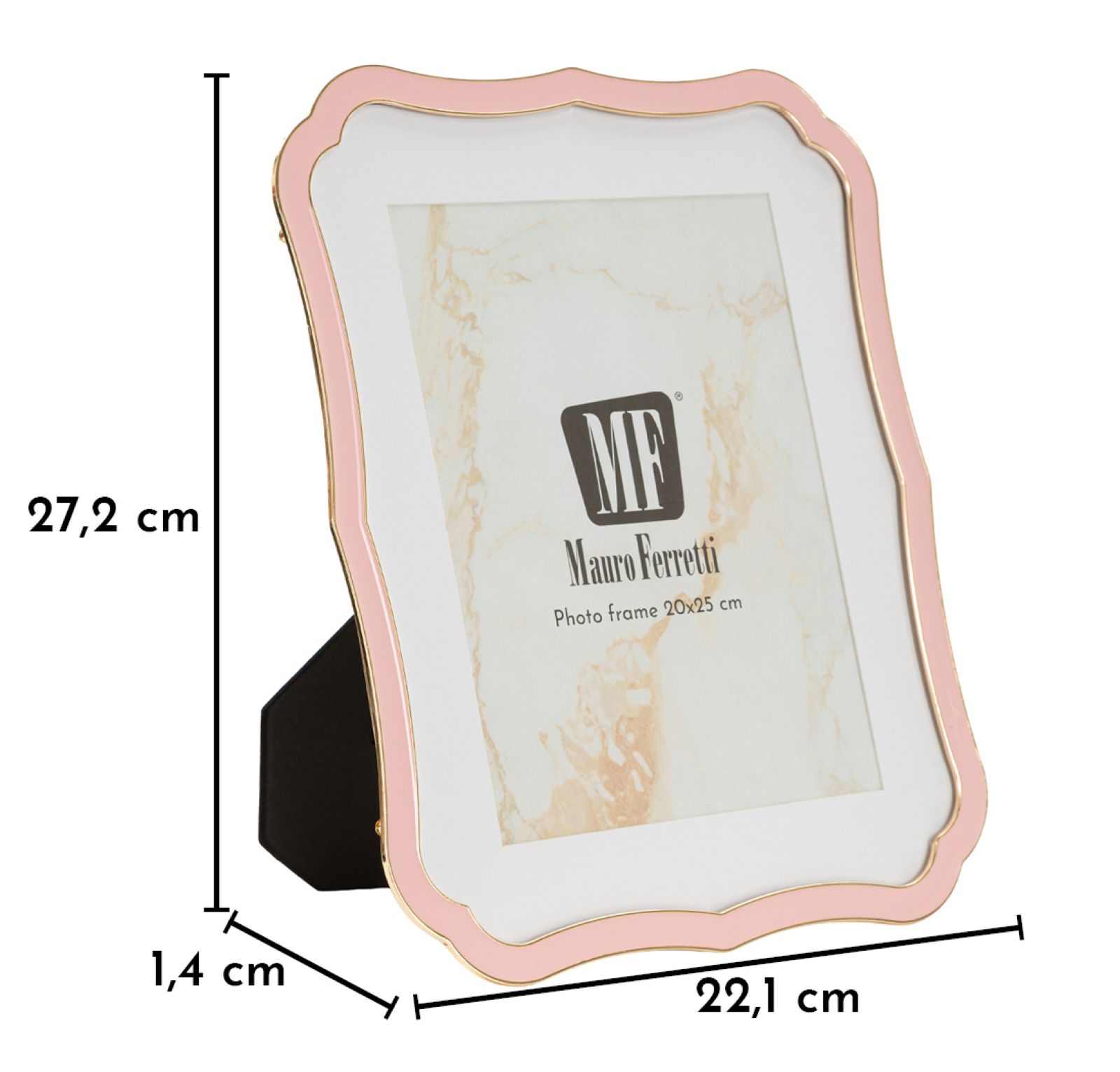 PHOTO FRAME MARGOT PINK CM 22,1X1,4X27,2 (INSIDE SIZE CM 20X25) - slika 6