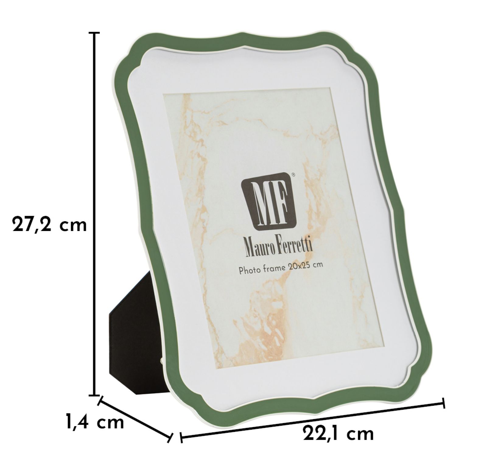 PHOTO FRAME MARGOT GREEN CM 22,1X1,4X27,2 (INSIDE SIZE CM 20X25) - slika 6
