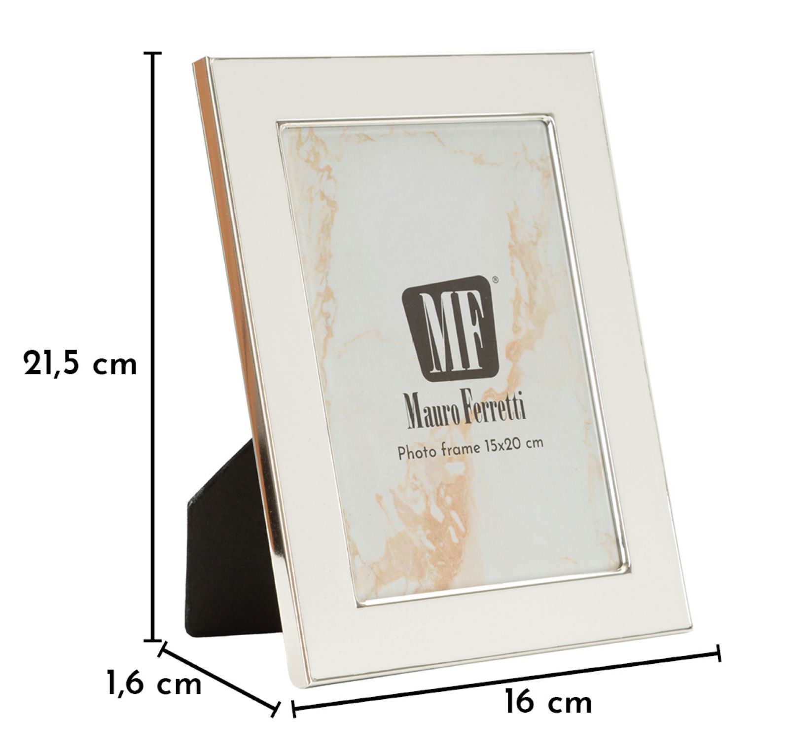 PHOTO FRAME MOLLY WHITE CM 16,X1,6X21,5 (INSIDE SIZE CM 12,5X17,5) - slika 6