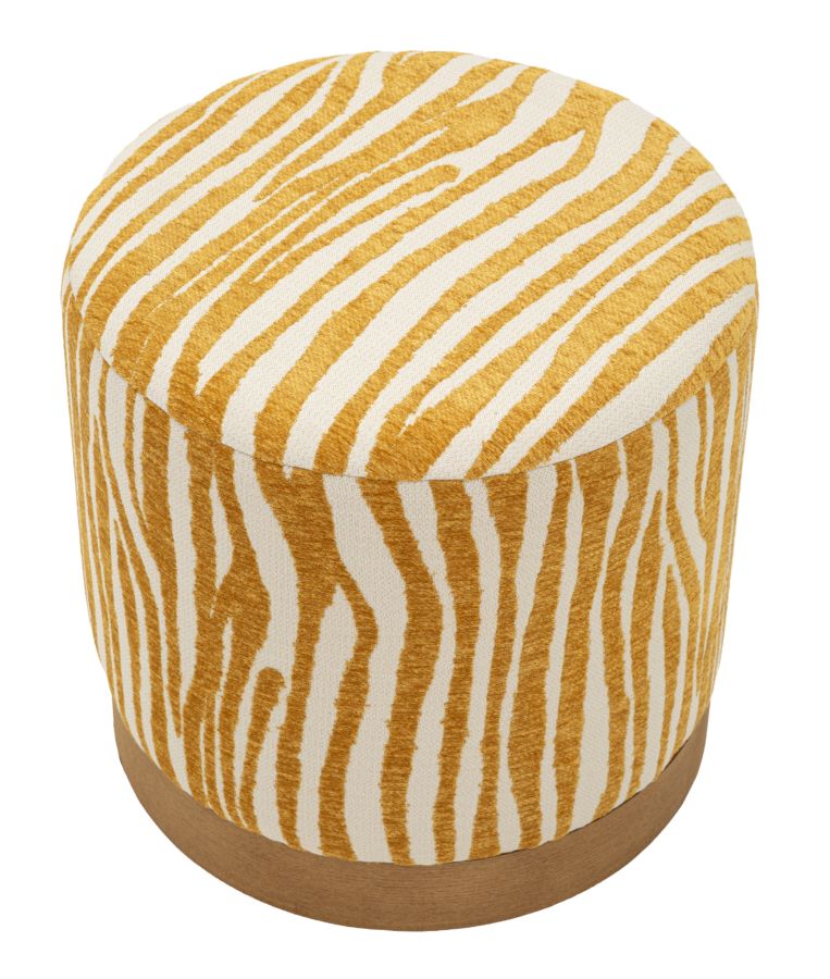 SAVANA POUF MUSTARD CM Ø 40X40 - slika 3