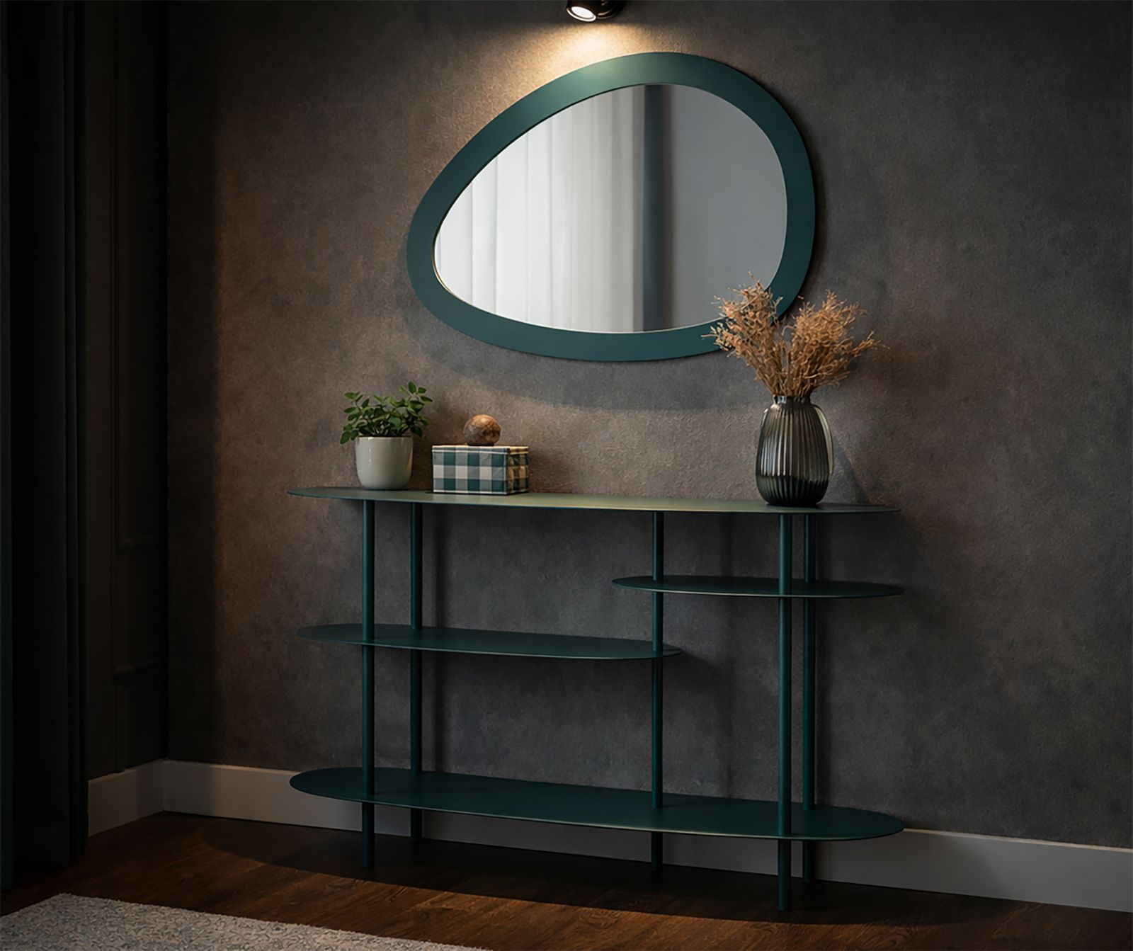 SATURN CONSOLE PLUS DOVE TEAL CM 118X34X82 - slika 8