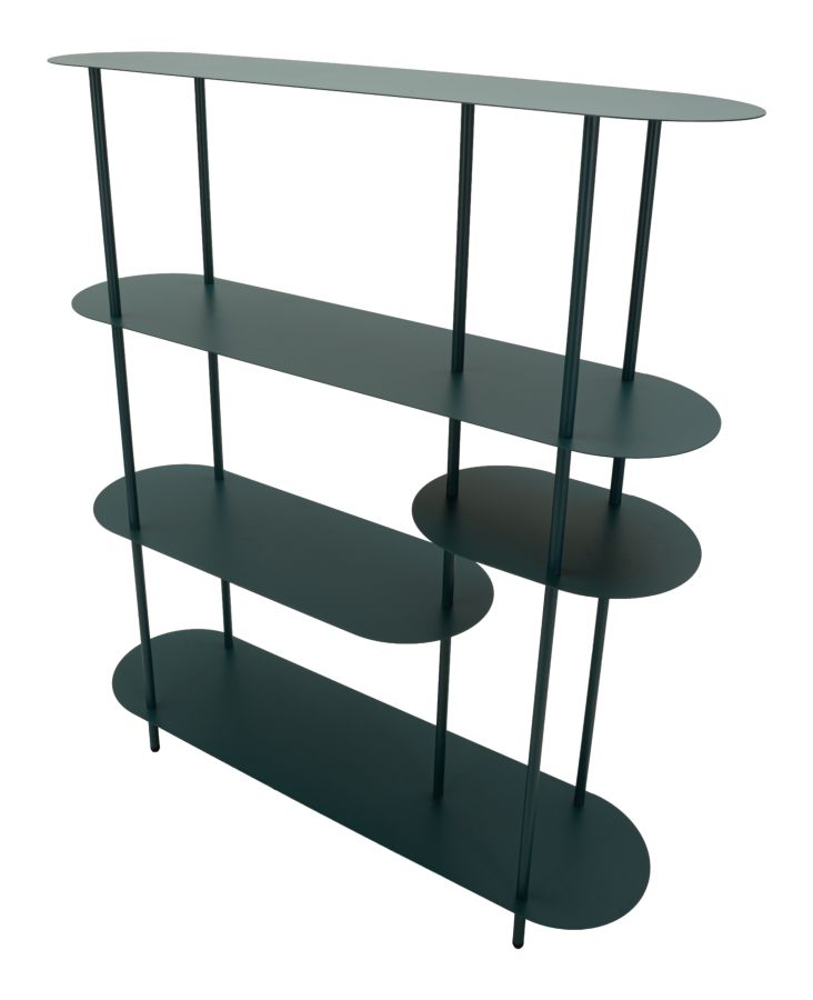 SATURN BOOK SHELF DOVE TEALCM 118X31X139 - slika 4