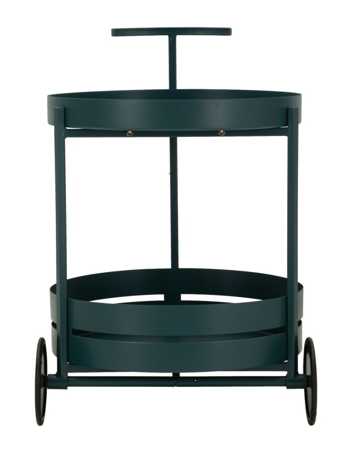 SATURN BAR CART DOVE TEAL CM 40X49,5X61 - slika 2