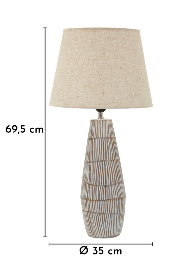 HANOI NAMIZNA SVETILKA - 35 x 69.5 x 35 cm - slika 12
