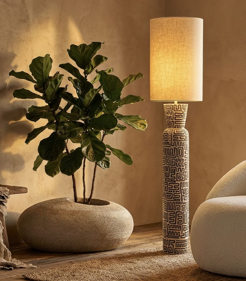 STONE VASE HOLDER CM 78,5X56X33,5 (HOLE CM Ø 28) - slika 6