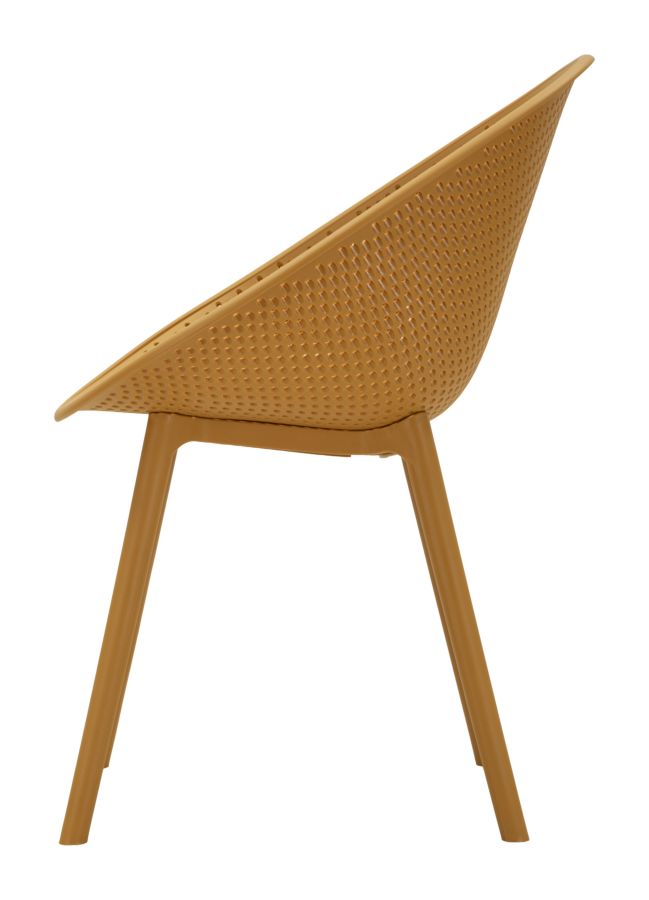 IBIZA MUSTARD CHAIR SET 2 PCS CM 59X59X83 (SEAT HEIGHT CM 45) - slika 3