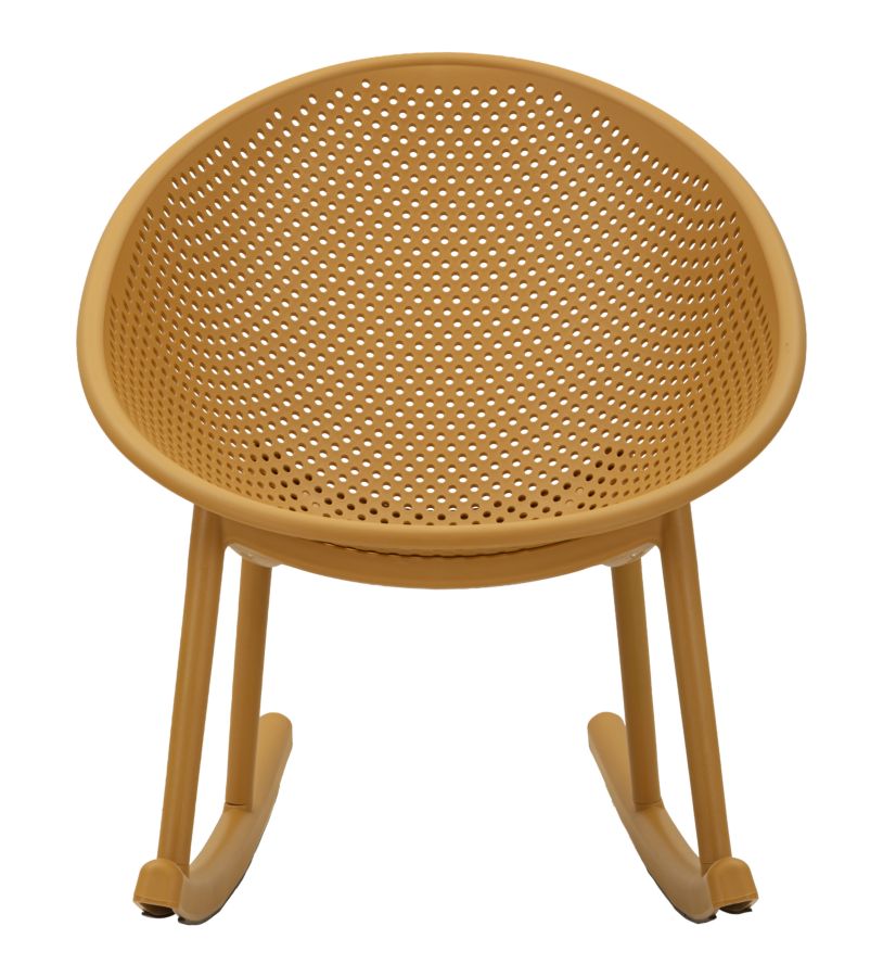 IBIZA MUSTARD ROCHING CHAIR CM 66X88X80 (SEAT HEIGHT CM 38) - slika 2