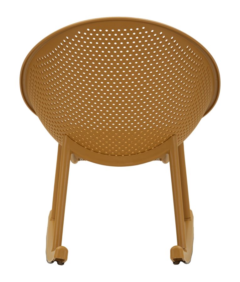IBIZA MUSTARD ROCHING CHAIR CM 66X88X80 (SEAT HEIGHT CM 38) - slika 6