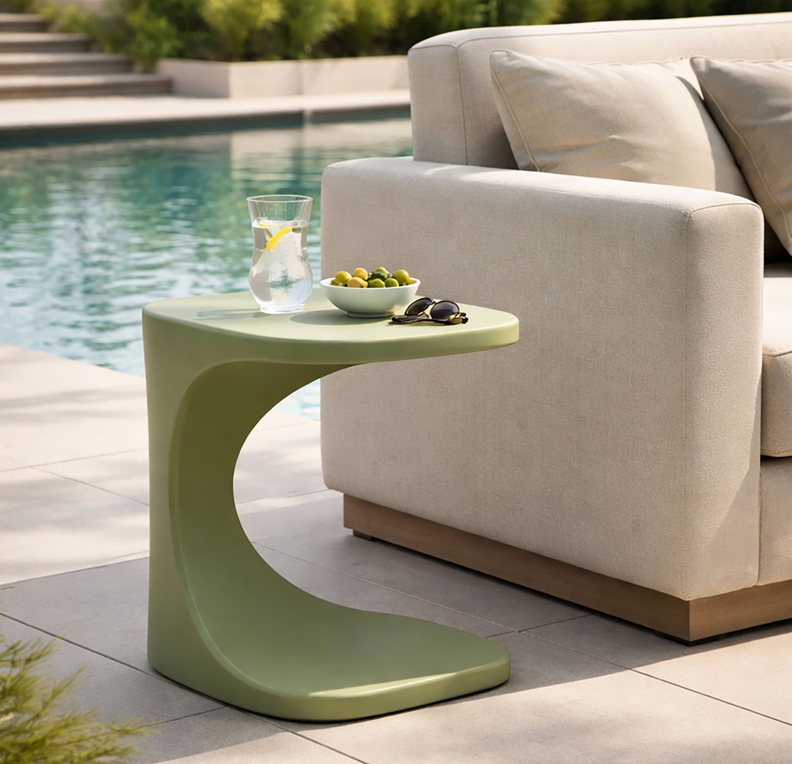IBIZA GREEN END TABLE CM 42X42X52 - slika 6