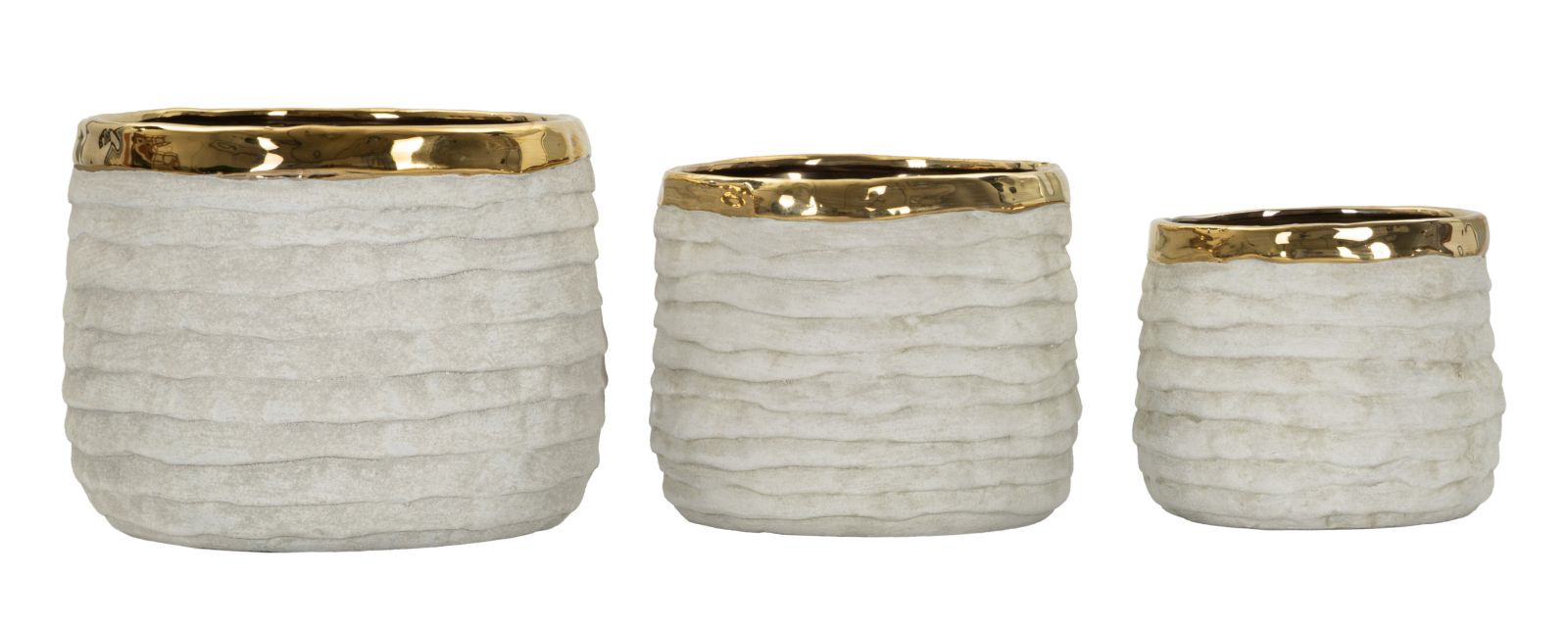 LIMA TALL CACHEPOT SET 3 PCS CM Ø 23X17,5-18,5X15-15X12,5 - slika 4