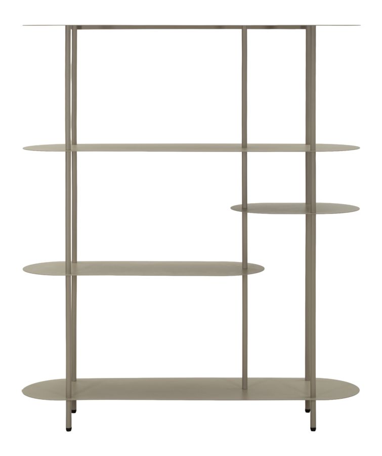 SATURN BOOK SHELF DOVE GREY CM 118X31X139 - slika 2