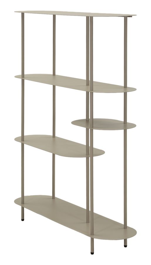 SATURN BOOK SHELF DOVE GREY CM 118X31X139 - slika 3