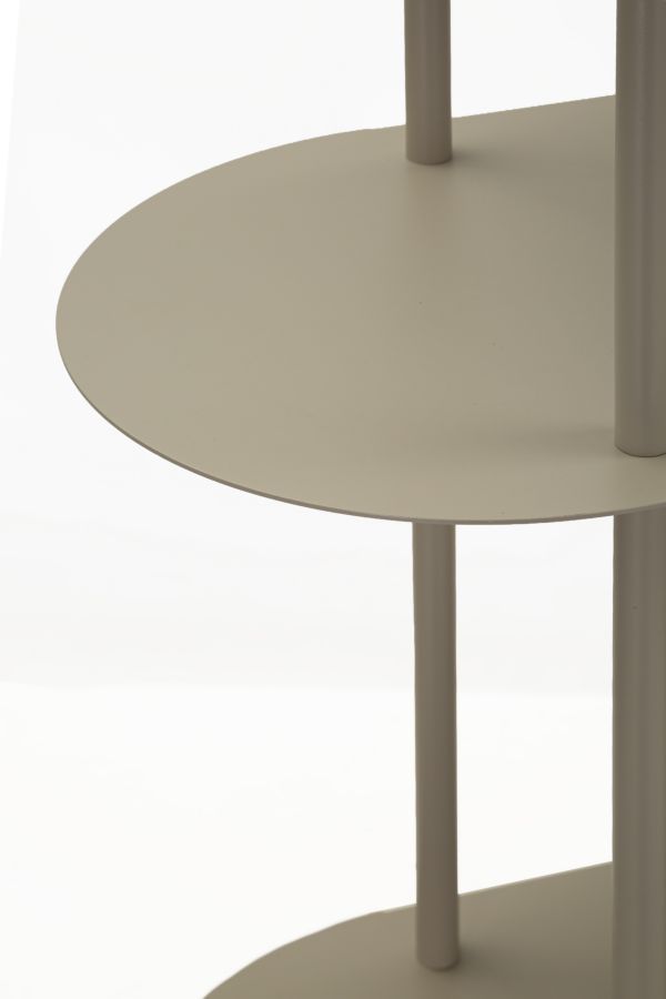 SATURN BOOK SHELF DOVE GREY CM 118X31X139 - slika 6