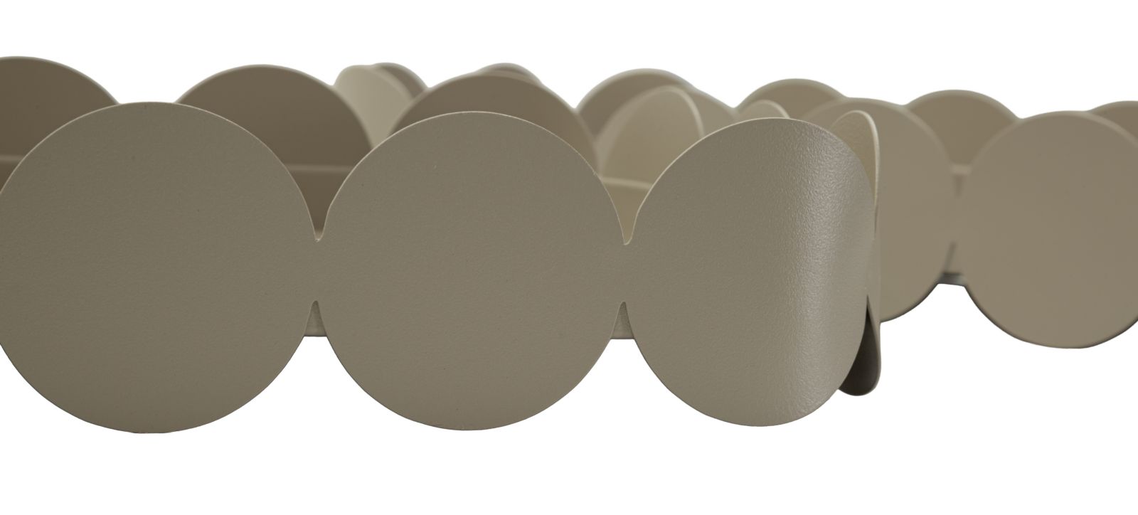 SATURN TRAY RECT. DOVE GREY SET 2 PCS CM 40X16,5X4,5-29X12X4,5 - slika 5