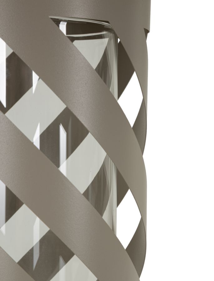TWIST SATURN LANTERN DOVE GREY CM Ø 23X43 - slika 3