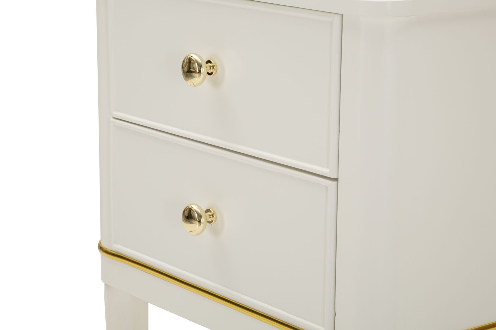 CAMILLE BEDSIDE WHITE CM 40X30X71 - slika 4