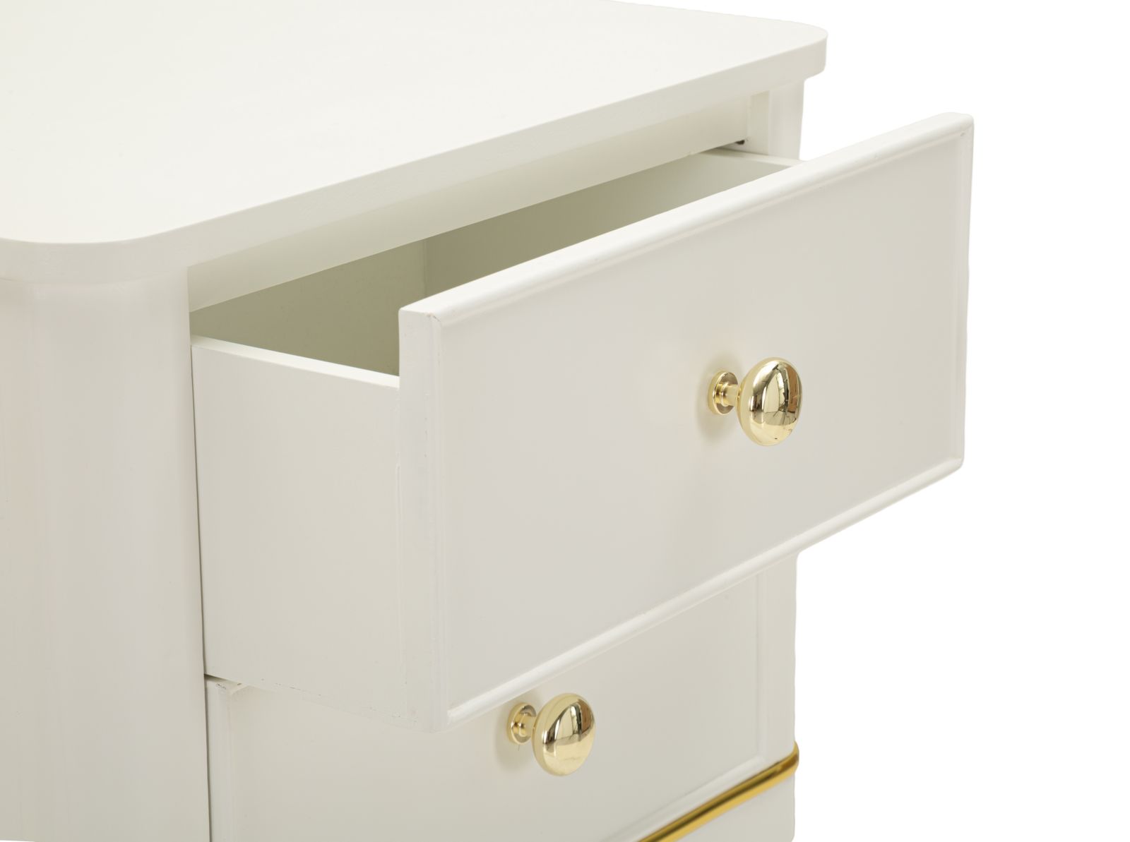 CAMILLE BEDSIDE WHITE CM 40X30X71 - slika 5