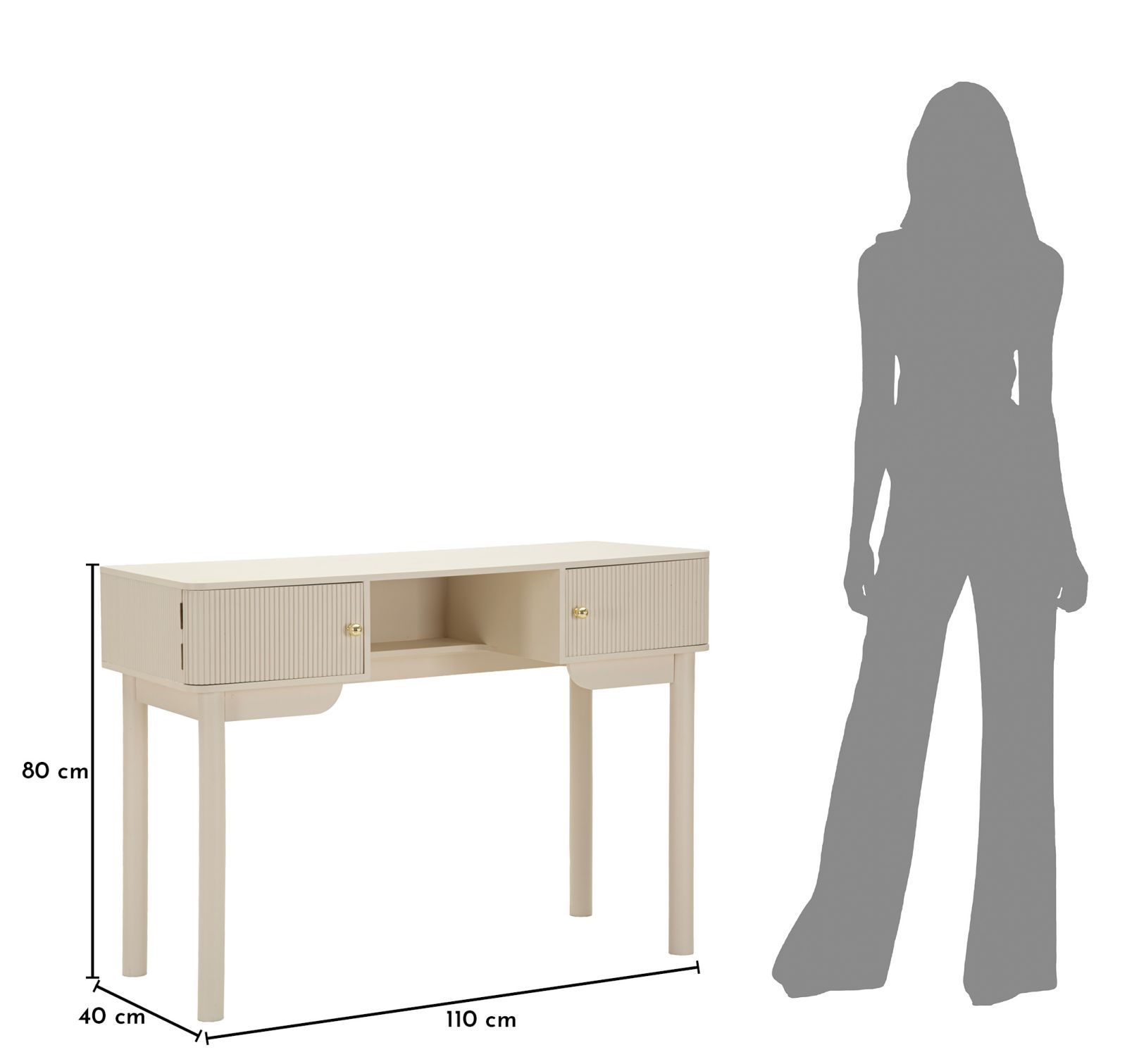 SHY DRESSIN TABLE CM 110X40X80 - slika 9