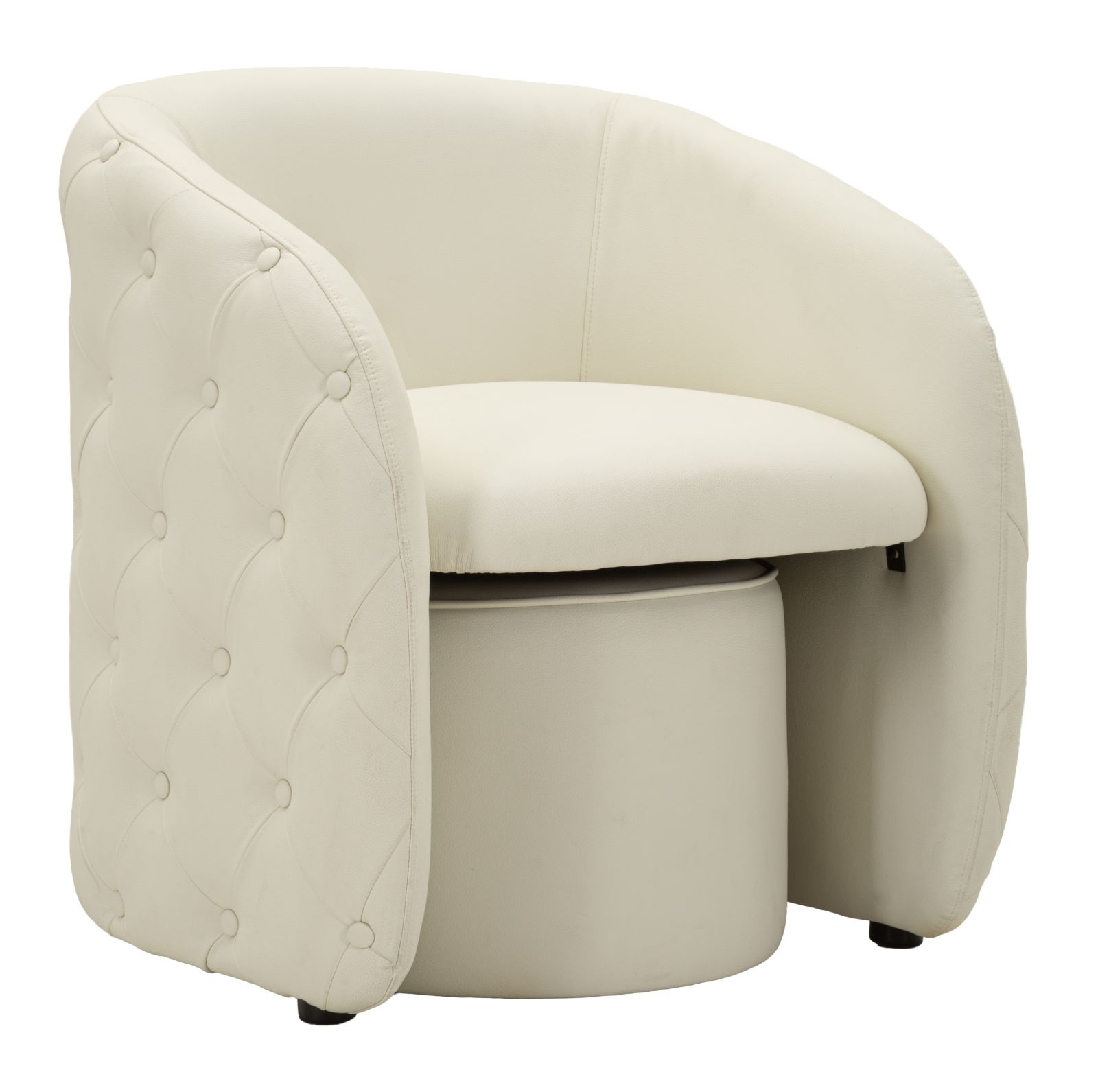 ZAGABRIA ARMCHAIR WITH STOOL CM 76X75X80-Ø 47X35 - slika 6